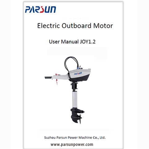 Joy1.2 Electric Outboard Motor Owner Manual