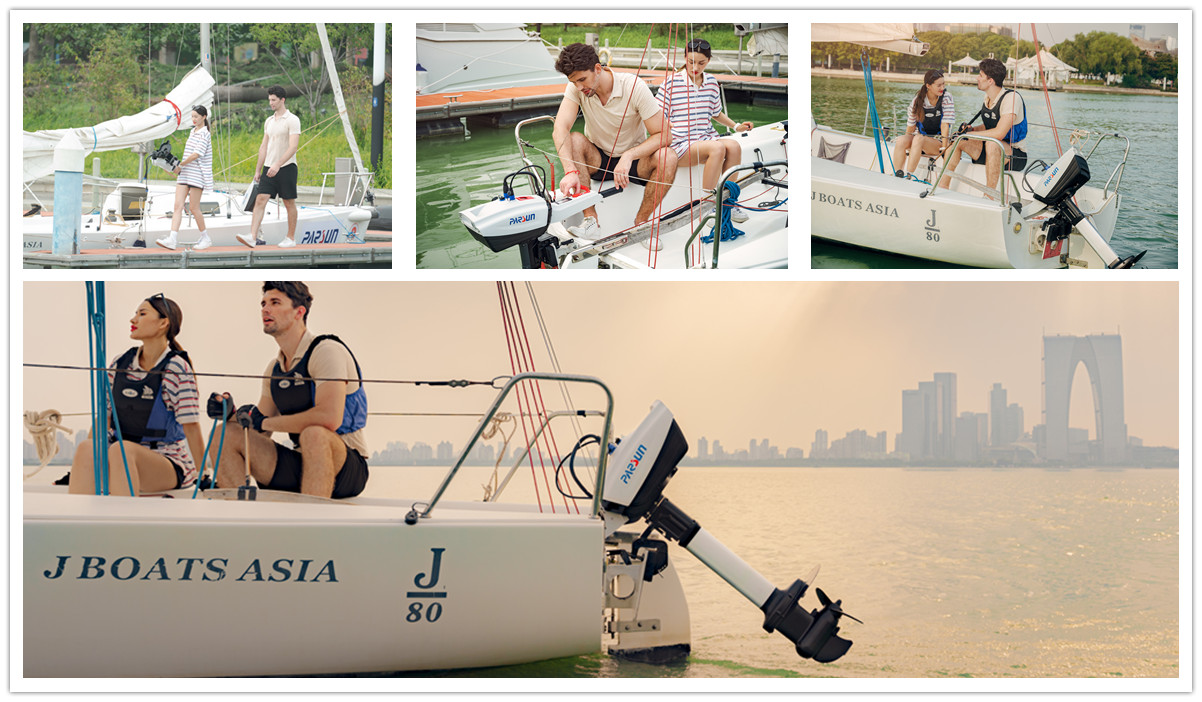 A romantic sailing trip with joy1.2 electric outboard A romantic sailing trip with joy1.2 electric outboard